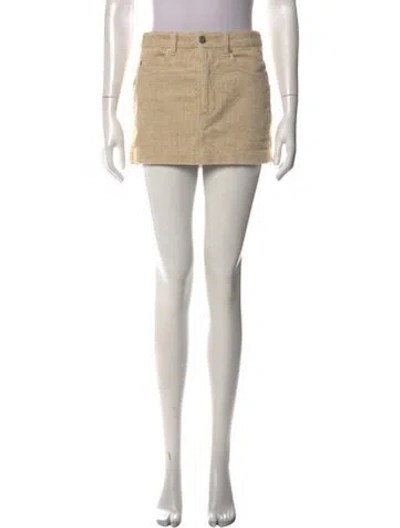 Pre-owned Isabel Marant Étoile Mini Skirt In White