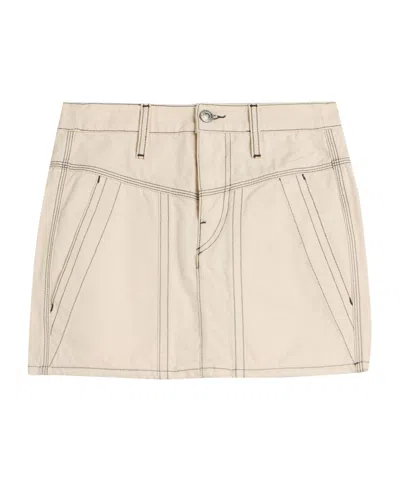 Isabel Marant Étoile Mini Skirts In Neutral