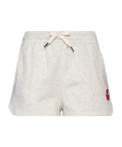 Isabel Marant Étoile Minimalist Printed Sweatpants In White