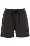 Isabel Marant Étoile Logo-print Track Shorts In Black