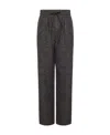 Isabel Marant Étoile Miroki Drawstring Tapered Trousers In Black
