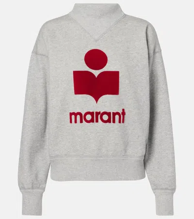 ISABEL MARANT ÉTOILE MOBY COTTON-BLEND FLEECE SWEATSHIRT