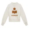 Isabel Marant Étoile Isabel Marant Etoile Moby Cotton Logo Sweatshirt In White