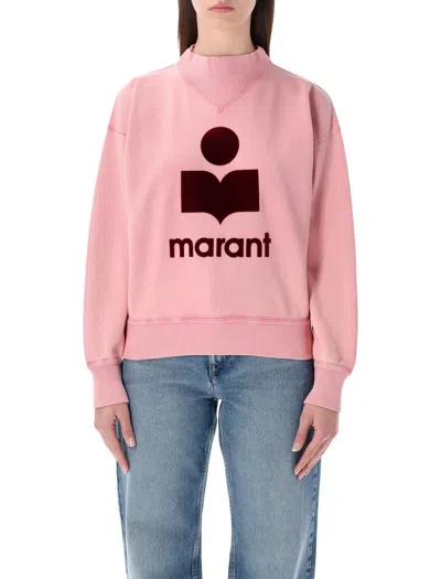 Isabel Marant Étoile Moby Cotton Sweatshirt In Pink