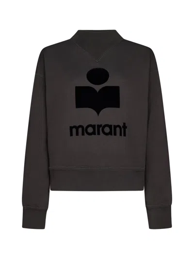 ISABEL MARANT ÉTOILE MOBY COTTON SWEATSHIRT FEATURING A LOGO