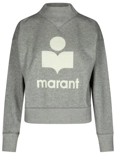 Isabel Marant Étoile Isabel Marant Etoile 'moby' Grey Cotton Sweatshirt Woman In Gray