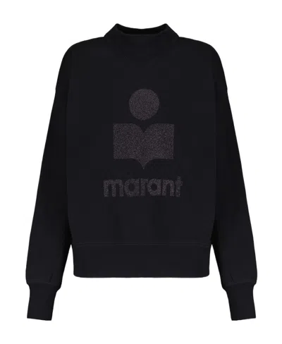 Isabel Marant Étoile Moby Logo-print Sweatshirt In Black