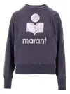 Isabel Marant Étoile Moby Logo-print Sweatshirt In Grey