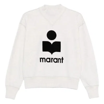 ISABEL MARANT ÉTOILE ISABEL MARANT ETOILE MOBY LOGO PRINT SWEATSHIRT