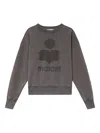 Isabel Marant Étoile Moby Logo Sweatshirt In Gray