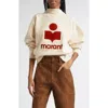 Isabel Marant Étoile Moby Logo Sweatshirt In Multi