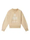Isabel Marant Étoile Moby Logo Sweatshirt In Neutral