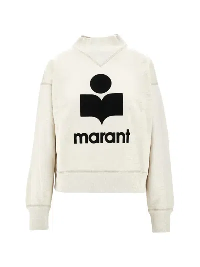 Isabel Marant Étoile Marant Etoile Lightweight Cotton Blend Sweater For Women In White