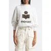 Isabel Marant Étoile Mobyli Crewneck Sweatshirt In Ecru/khaki