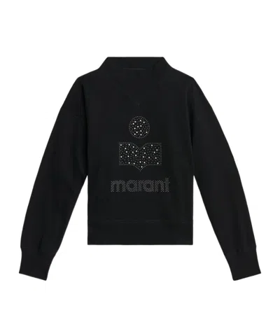 Isabel Marant Étoile Long-sleeved Sweatshirt In Black