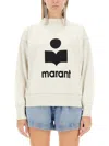 Isabel Marant Étoile Printed Logo Millyny Cotton Sweatshirt Clothing