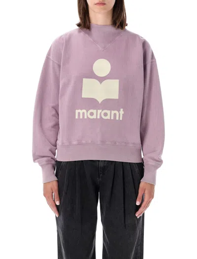 Isabel Marant Étoile Isabel Marant Etoile Moby Sweatshirt In Rosewood Cotton With Logo In Pink