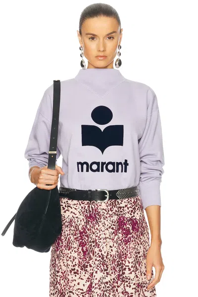 Isabel Marant Étoile Moby Sweatshirt In Purple