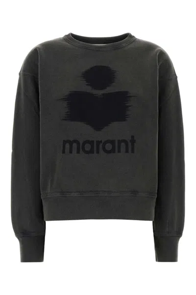 Isabel Marant Étoile Isabel Marant Etoile Mobyli Cotton-blend Sweatshirt In Black