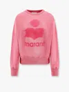 Isabel Marant Étoile Logo-print Sweatshirt In Pink