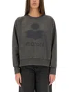 Isabel Marant Étoile Marant Etoile Women Moby Logo Cotton Sweatshirt In Multi