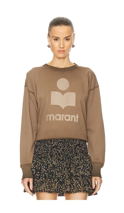 Isabel Marant Étoile Mobyli Sweatshirt In Brown