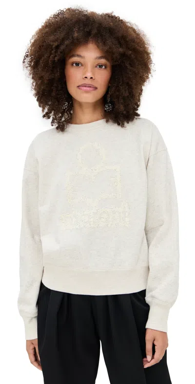 Isabel Marant Étoile Mobyli Sweatshirt Ecru In White