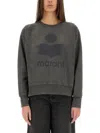 Isabel Marant Étoile Marant Etoile Women Moby Logo Cotton Sweatshirt In Multi
