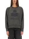 Isabel Marant Étoile Marant Etoile Women Moby Logo Cotton Sweatshirt In Multi