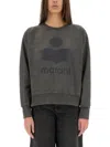 Isabel Marant Étoile Marant Etoile Women Moby Logo Cotton Sweatshirt In Multi