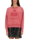 Isabel Marant Étoile Logo-print Sweatshirt In Red