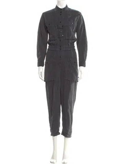 Pre-owned Isabel Marant Étoile Mock Neck Jumpsuit In Gray