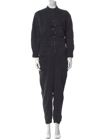 Pre-owned Isabel Marant Étoile Mock Neck Jumpsuit In Gray