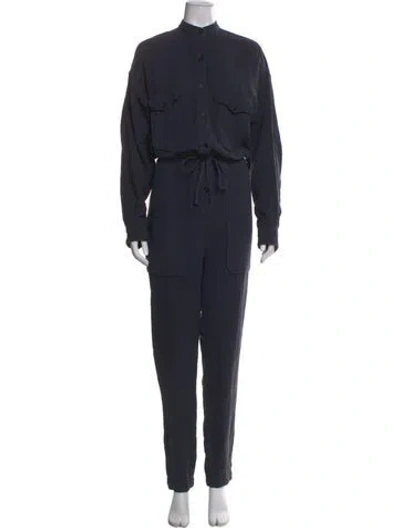 Pre-owned Isabel Marant Étoile Mock Neck Jumpsuit In Gray