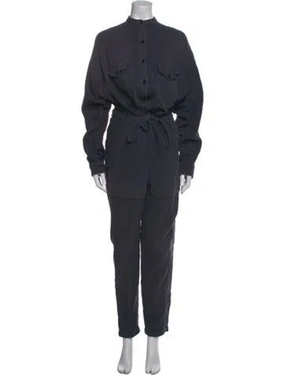 Pre-owned Isabel Marant Étoile Mock Neck Jumpsuit In Gray