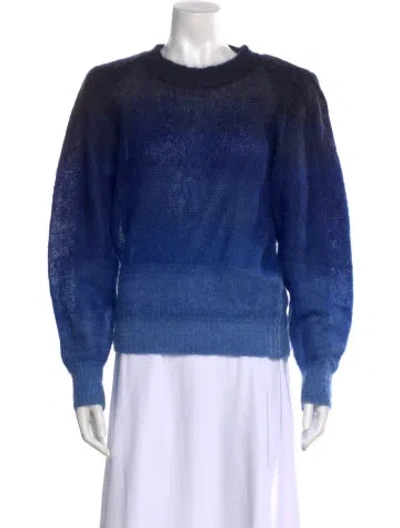 Pre-owned Isabel Marant Étoile Mohair Crew Neck Sweater In Blue