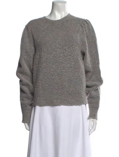 Pre-owned Isabel Marant Étoile Mohair Crew Neck Sweater In Gray
