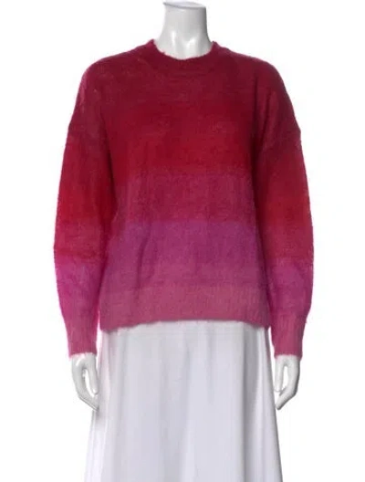 Pre-owned Isabel Marant Étoile Mohair Crew Neck Sweater In Pink