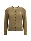 Isabel Marant Étoile Mona Cardigan In Brown