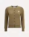 Isabel Marant Étoile Mona Cardigan In Green