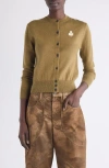 Isabel Marant Étoile Mona Cardigan In Yellow