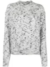Isabel Marant Étoile Medium-thick Knitted Sweater In Black