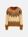 Isabel Marant Étoile Multi Wool Blend Sweater In Orange