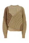 Isabel Marant Étoile Isabel Marant Etoile Multicolor Acrylic Blend Daryl Sweater In Brown