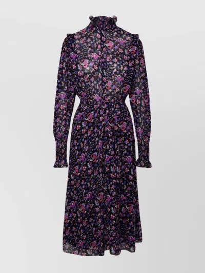 Isabel Marant Étoile Galoa Cotton Dress In Multicolour