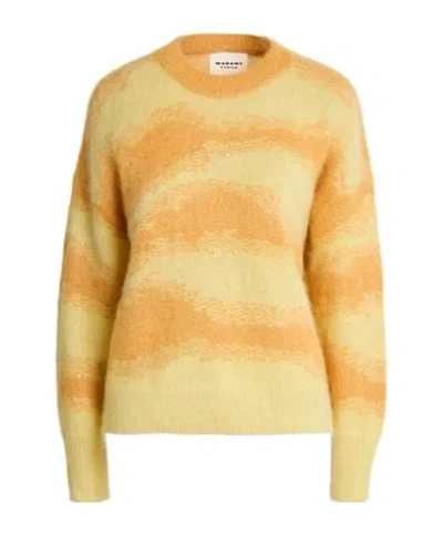 Isabel Marant Étoile Multicolor Knit Sweater In Yellow