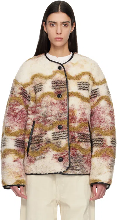 Isabel Marant Étoile Multicolor Reversible Umala Jacket In Pink