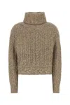 Isabel Marant Étoile Isabel Marant Etoile Multicolor Stretch Cotton Blend Brenda Sweater In Brown