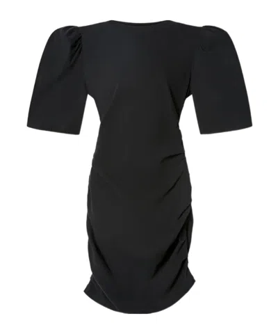 Isabel Marant Étoile Mylda Gathered Mini Dress In Black