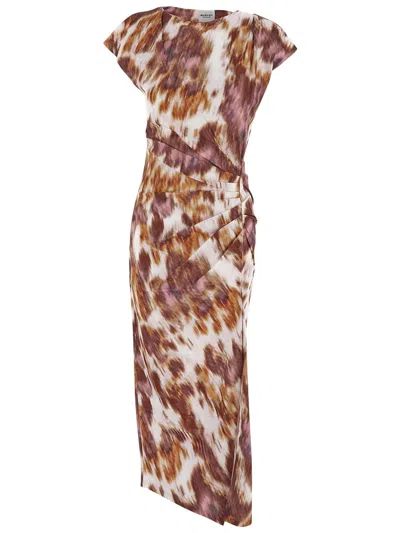 Isabel Marant Étoile Nadela Dress In Multicolor